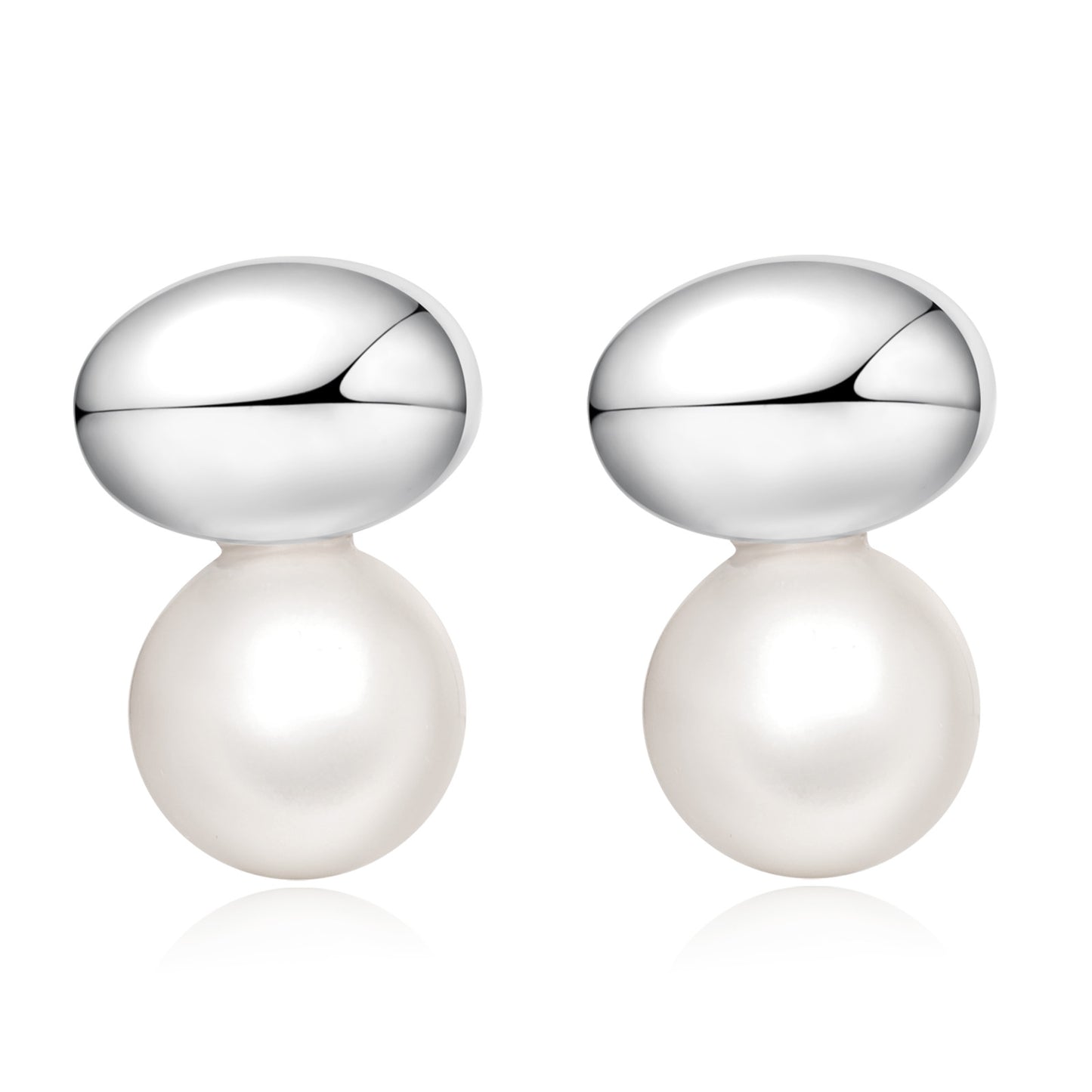 Pebble Pearl Earrings