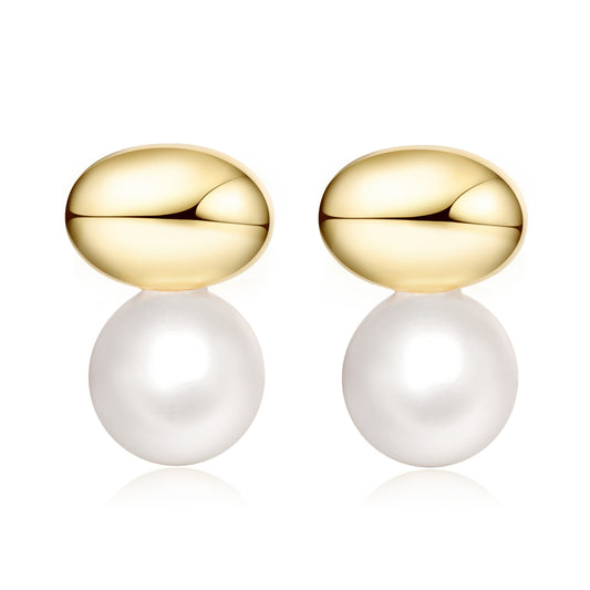 Pebble Pearl Earrings